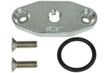 ICT Billet Turbocharger Oil Pan Adapter Flanges 551608 Feed Line Adapters, Feed Type, Stock Size, Bolt On, Aluminum, Natural, GM LS, Kit thumbnail 3