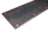 ICT Billet LS Lifter Valley Covers 551605 Cover, Aluminum, Natural, 0.350 in. Thick, Chevy, Each thumbnail 1