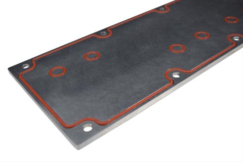 ICT Billet LS Lifter Valley Covers 551605 Cover, Aluminum, Natural, 0.350 in. Thick, Chevy, Each