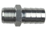 ICT Billet Hose Barb Fittings AN840-10-06A Fitting, Adapter, NPT to Barb, Straight, Aluminum, Natural, 3/8 in. NPT, 5/8 in. Barb, Each thumbnail 2