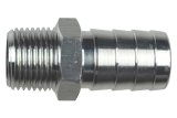 ICT Billet Hose Barb Fittings AN840-10-06A Fitting, Adapter, NPT to Barb, Straight, Aluminum, Natural, 3/8 in. NPT, 5/8 in. Barb, Each thumbnail 3