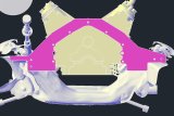 ICT Billet Mid-Mount Motor Plates 551817-GBDY Front Engine Plate, LS Mid Engine Plate for 1978-88 G-Body Mount thumbnail 4