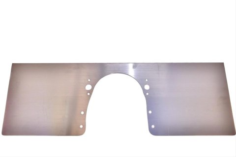 ICT Billet Front Motor Plates 551801 Plate, Aluminum, Natural, Front-Mount, Chevy, Big Block, Each thumbnail 1