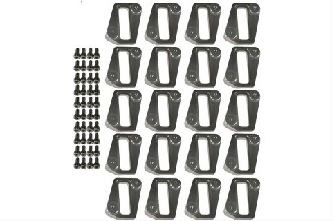 ICT Billet Mass Airflow Sensor Mounting Flanges 551545-X20 MAF Housing Adapters, Flanges, Aluminum, Natural, Fits LS3, LS7, and VW Bosch-designed Sensors, Set of 20 thumbnail 1