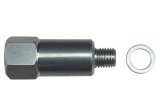 ICT Billet Gauge Adapters 551179L Adapter, Straight, Aluminum, Natural, M12 x 1.5 Male Threads, 3/8 in. NPT Female Threads, Each thumbnail 5