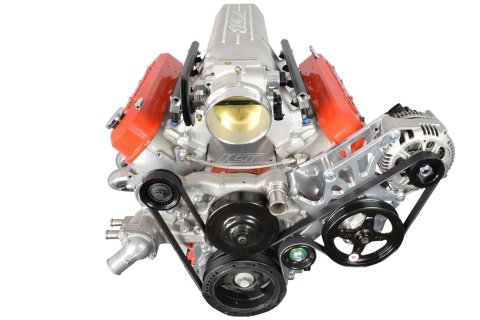 ICT Billet Alternator/Power Steering Bracket Kits 551521X-1 Engine Accessory Kits, Corvette LS Alternator & Power Pump Bracket, Aluminum, Kit thumbnail 8