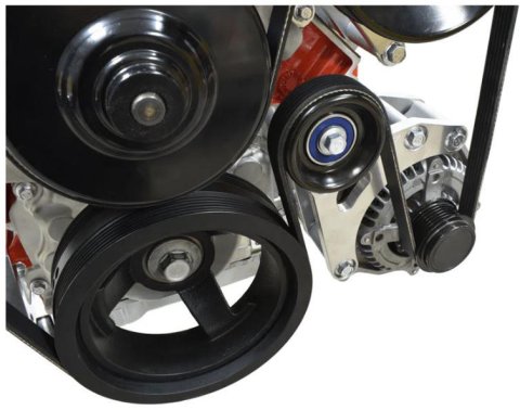 ICT Billet Alternator Brackets 551971-LS3-3 LS3 Camaro Bracket compatible with: LS3/L99 Camaro (or truck/SUV ) crank pulley (ICT# BAL300) thumbnail 9