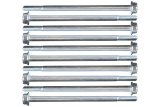 ICT Billet Intake Manifold Bolt Kits 551429 Bolts, Hex Head, Steel, Natural, CARS Only, Chevrolet, LS1, LS2, LS3, Engines, Kit thumbnail 1
