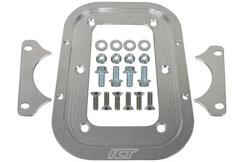 ICT Billet Battery Trays 551183 Tray, Aluminum, Natural, 7.900 in. Width, 11.200 in. Length, Hold-down, Kit thumbnail 2