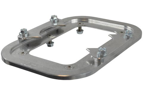 ICT Billet Battery Trays 551183 Tray, Aluminum, Natural, 7.900 in. Width, 11.200 in. Length, Hold-down, Kit thumbnail 6