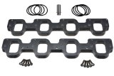 ICT Billet Intake Manifold Adapters 551590 Flanges, Adapters, LT1 Head To LT4 Supercharger, Aluminum, Chevrolet, Small Block Gen V, Kit thumbnail 4