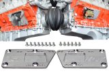 ICT Billet Motor Mount Adapters 551628 Mounts, Engine Swap, Plate, Bolt-In, Aluminum, SBC Gen III/IV Conversion, LS1/LS3, Pair thumbnail 1