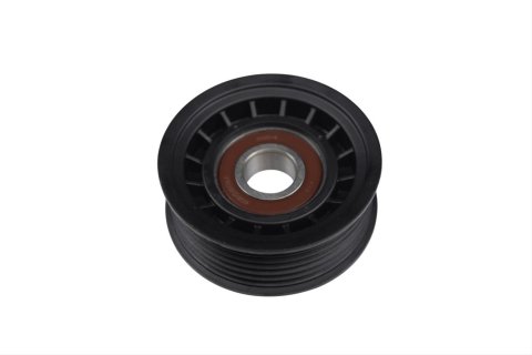 ICT Billet Idler Pulleys 551528 Pulleys, Replacement Ribbed Pulley for Pulley Kits, Serpentine, Black, Each thumbnail 1