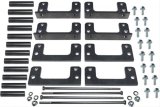 ICT Billet Remote Mount Ignition Coil Relocation Brackets 551583 Bracket, Bracket, Aluminum, Natural, Square, Chevy, Kit thumbnail 1
