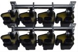 ICT Billet Remote Mount Ignition Coil Relocation Brackets 551583 Bracket, Bracket, Aluminum, Natural, Square, Chevy, Kit thumbnail 2