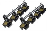 ICT Billet Remote Mount Ignition Coil Relocation Brackets 551583 Bracket, Bracket, Aluminum, Natural, Square, Chevy, Kit thumbnail 4