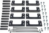 ICT Billet Remote Mount Ignition Coil Relocation Brackets 551583 Bracket, Bracket, Aluminum, Natural, Square, Chevy, Kit thumbnail 6