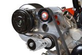 ICT Billet Air Conditioning Compressor Brackets 551585X-3 Brackets, R4 Compressor, Right Side, Aluminum, Natural, Chevy, GMC, Small Block LS, Kit thumbnail 3