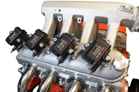 ICT Billet Ignition Coil Brackets 551773 Brackets, Aluminum, Fits Holley Smart Coils 556-112 and AMP EFI IGN-1A Coils Only, GM, LS Engines, Kit thumbnail 1