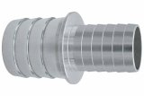 ICT Billet Hose Barb Fittings AN627-16-12A Fitting, Reducer, to Barb, Straight, Aluminum, Natural, 1 in., 3/4 in. Barb, Each thumbnail 2