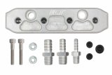 ICT Billet Vacuum/Boost Distribution Blocks 551855-VB001 Vacuum Boost Block, Aluminum, 4 1/8 in. NPT Ports, 2 1/4 in. NPT Ports, Each thumbnail 4