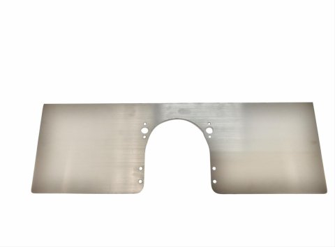 ICT Billet Front Motor Plates 551800 Plate, Aluminum, Natural, Front-Mount, Chevy, Small Block, Each