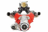 ICT Billet Alternator Brackets 551177LS0-2 Brackets, Lower Bracket Only, Right Side Lower Mount, Engine Block Front Mount, Aluminum, Natural, Serpentine, Chevrolet, LS, Kit thumbnail 4