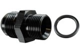 ICT Billet AN to Straight Thread O-Ring (ORB) Adapter Fittings 551208 Fitting, Adapter, Metric Threads, Straight, Aluminum, Black Anodized, -10 AN, M20 x 1.5, Each thumbnail 3