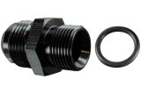 ICT Billet AN to Straight Thread O-Ring (ORB) Adapter Fittings 551208 Fitting, Adapter, Metric Threads, Straight, Aluminum, Black Anodized, -10 AN, M20 x 1.5, Each thumbnail 5