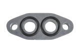 ICT Billet Oil Cooler Adapter Plates 551600 Hose Kits, Plates, Aluminum, Bolt-on, -6 AN O-ring, Female AN, Chevy, Small Block LS, Each thumbnail 1