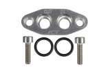 ICT Billet Oil Cooler Adapter Plates 551600 Hose Kits, Plates, Aluminum, Bolt-on, -6 AN O-ring, Female AN, Chevy, Small Block LS, Each thumbnail 2