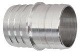 ICT Billet Hose Barb Fittings AN627-24A Fitting, Coupler, Union, to Barb, Straight, Aluminum, Natural, 1 1/2 in. Barb, 1 1/2 in. Barb, Each thumbnail 2