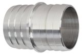 ICT Billet Hose Barb Fittings AN627-24A Fitting, Coupler, Union, to Barb, Straight, Aluminum, Natural, 1 1/2 in. Barb, 1 1/2 in. Barb, Each thumbnail 3