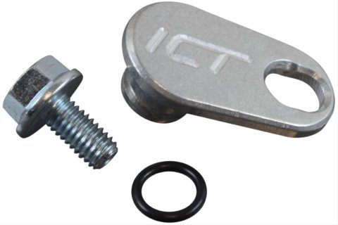 ICT Billet Plug Fittings 551383 Fittings, Flat Head, Bolt-on, Aluminum, Natural, Designed To the MAP Sensor Hole On An LT4 Supercharger, Each thumbnail 7