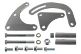 ICT Billet Power Steering Brackets 551421 Brackets, Saginaw P Series, Left Side, Engine Block Mount, Aluminum, Natural, Chevy, Big Block, Kit thumbnail 7