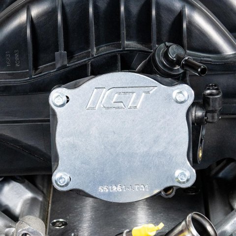 ICT Billet Throttle Body Adapters, EFI Manifold 551261-LT01 LT Block Off Compatible with all Gen V LT throttle bodies except for LT5