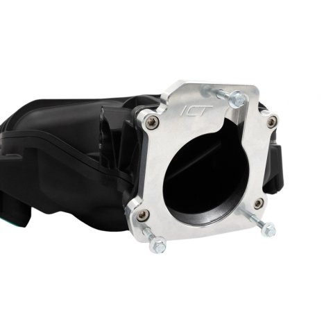 ICT Billet Throttle Body Adapters, EFI Manifold TB-LT1-LS1 Adapter LT1 L86 Intake to LS 3-Bolt thumbnail 2
