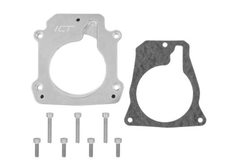 ICT Billet Throttle Body Adapters, EFI Manifold TB-LT1-LS1 Adapter LT1 L86 Intake to LS 3-Bolt thumbnail 9