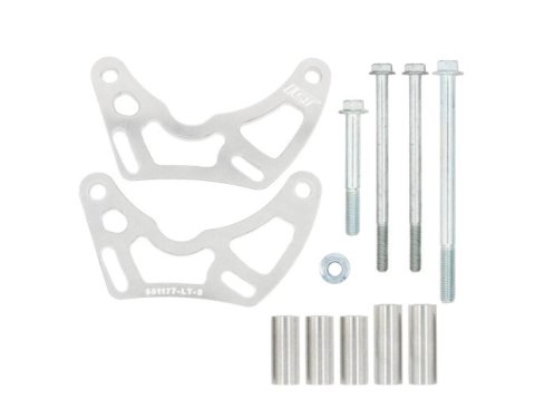 ICT Billet Alternator Brackets 551177-LT-3 Low Mount Bracket LT Gen V Truck Spacing for Electric or Remote Water Pump Motor Plate thumbnail 6