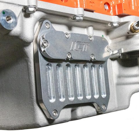 ICT Billet Oil Cooler Block-Off Plates BLP-LT01-01 Block Off Plate Camaro LT1 LT4 Block Off Plate thumbnail 1
