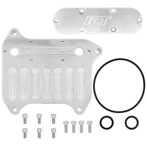 ICT Billet Oil Cooler Block-Off Plates BLP-LT01-01 Block Off Plate Camaro LT1 LT4 Block Off Plate thumbnail 5