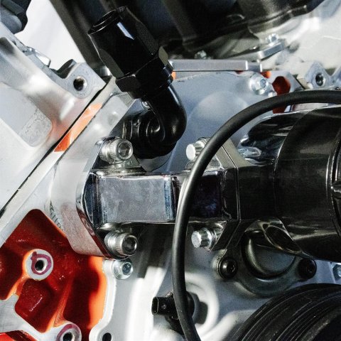 ICT Billet Water Pump, Electric, Port Adapter Flanges 551755-EW-BBC LT Gen V Electric Pump Plates (Converts BBC Pump to LT Gen V Engine) thumbnail 3