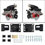 ICT Billet Motor Mounts and Inserts EM-LS-FXBDY1 1978-2004 Ford Fox Body, SN95, New Edge, Mustang LS Swap Engine Mount Kit LS1 LS3 thumbnail 1