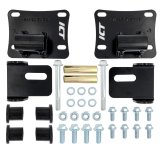ICT Billet Motor Mounts and Inserts EM-LS-FXBDY1 1978-2004 Ford Fox Body, SN95, New Edge, Mustang LS Swap Engine Mount Kit LS1 LS3 thumbnail 2