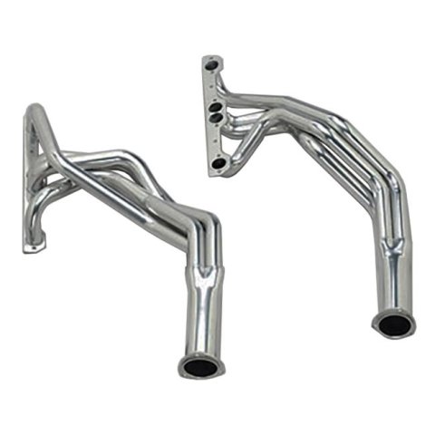 Hedman Street Headers 68126 Headers, Street, Long Tube, Steel, Silver Ceramic Coated, Chevy, Small Block, Pair thumbnail 3