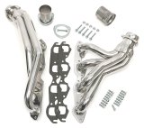 Hedman Street Headers 69176 Headers, Street, Mid-Length, Steel, Silver Ceramic Coated, Chevy, GMC, Big Block, Pair thumbnail 1