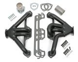 Hedman Tight Tubes Street Rod Headers 78503 Headers, Rod, Block Hugger, Steel, Black Ceramic Coated, Dodge, Plymouth, Pair thumbnail 1