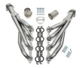 Hedman 304 Stainless Steel Headers 62746 Headers, Mid-Length, Steel, Silver Ceramic Coated, Chevrolet, GMC, Gen III/IV LS, Pair thumbnail 1