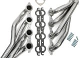 Hedman 304 Stainless Steel Headers 62746 Headers, Mid-Length, Steel, Silver Ceramic Coated, Chevrolet, GMC, Gen III/IV LS, Pair thumbnail 3