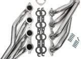 Hedman 304 Stainless Steel Headers 62746 Headers, Mid-Length, Steel, Silver Ceramic Coated, Chevrolet, GMC, Gen III/IV LS, Pair thumbnail 4